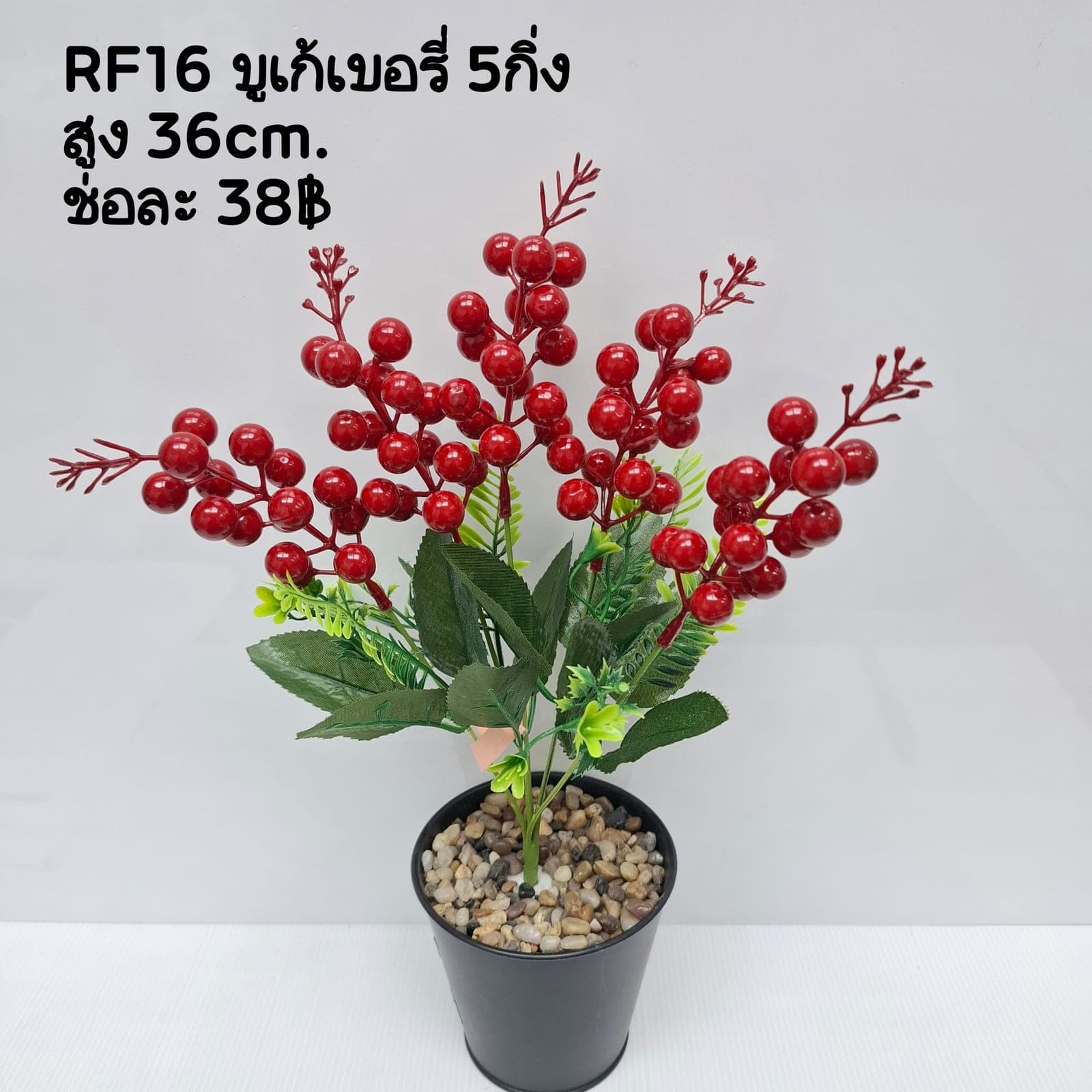 บูเก้เบอรี่ (RF16), เบอร์รี่ — ผลกลมเรียงเป็นกระจุก ให้โทนอบอุ่นในฤดูใบไม้ร่วง