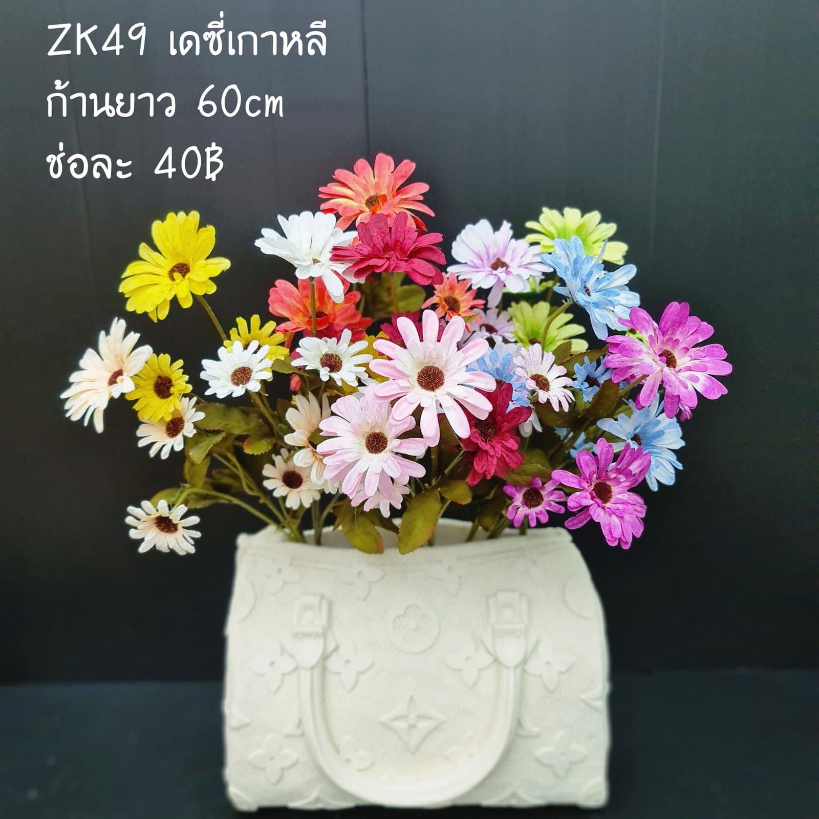เดซี่ (ZK49), เดซี่: กลีบเล็กละเอียดรอบใจกลางสีเหลือง ให้อารมณ์เป็นมิตร