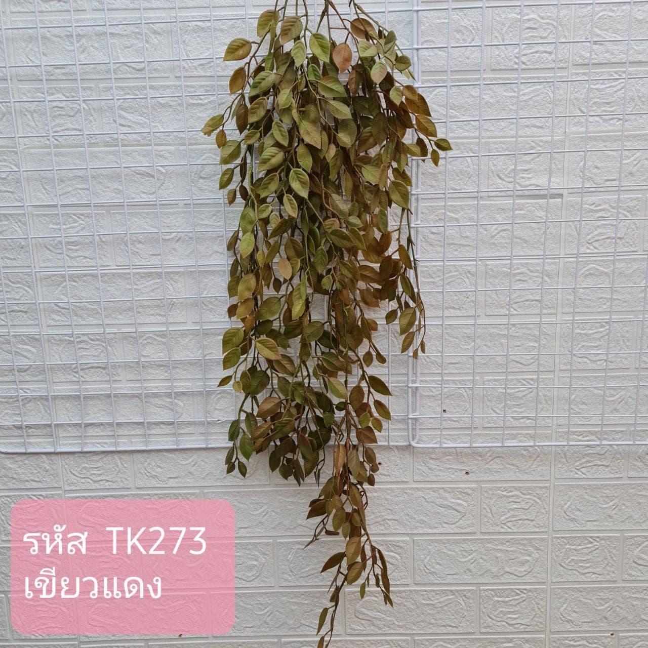 ช่อใบแขวน (TK27), ช่อระย้า: ก้านยาวห้อยลงพร้อมดอกและใบ ให้องค์ประกอบมีจังหวะการตก