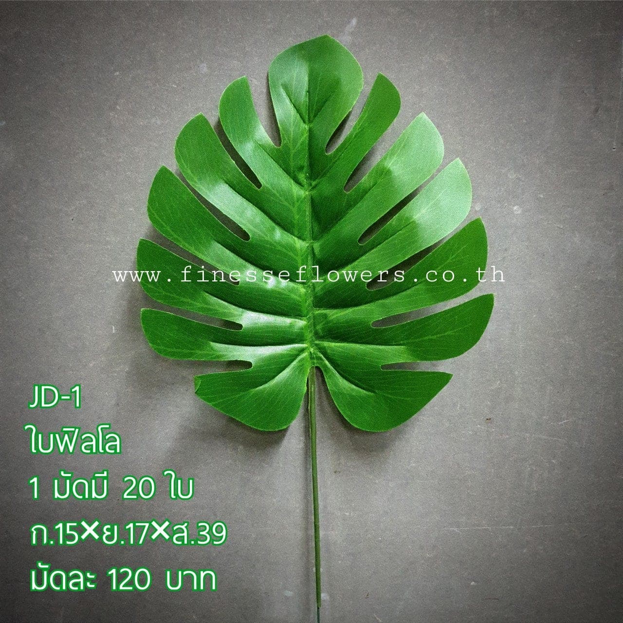 ใบไม้เดี่ยวหลายแบบ (CQ-), ก้านเดี่ยวใบไม้: ใบให้น้ำหนักและพื้นผิว เหมาะสำหรับห่มขอบแจกัน