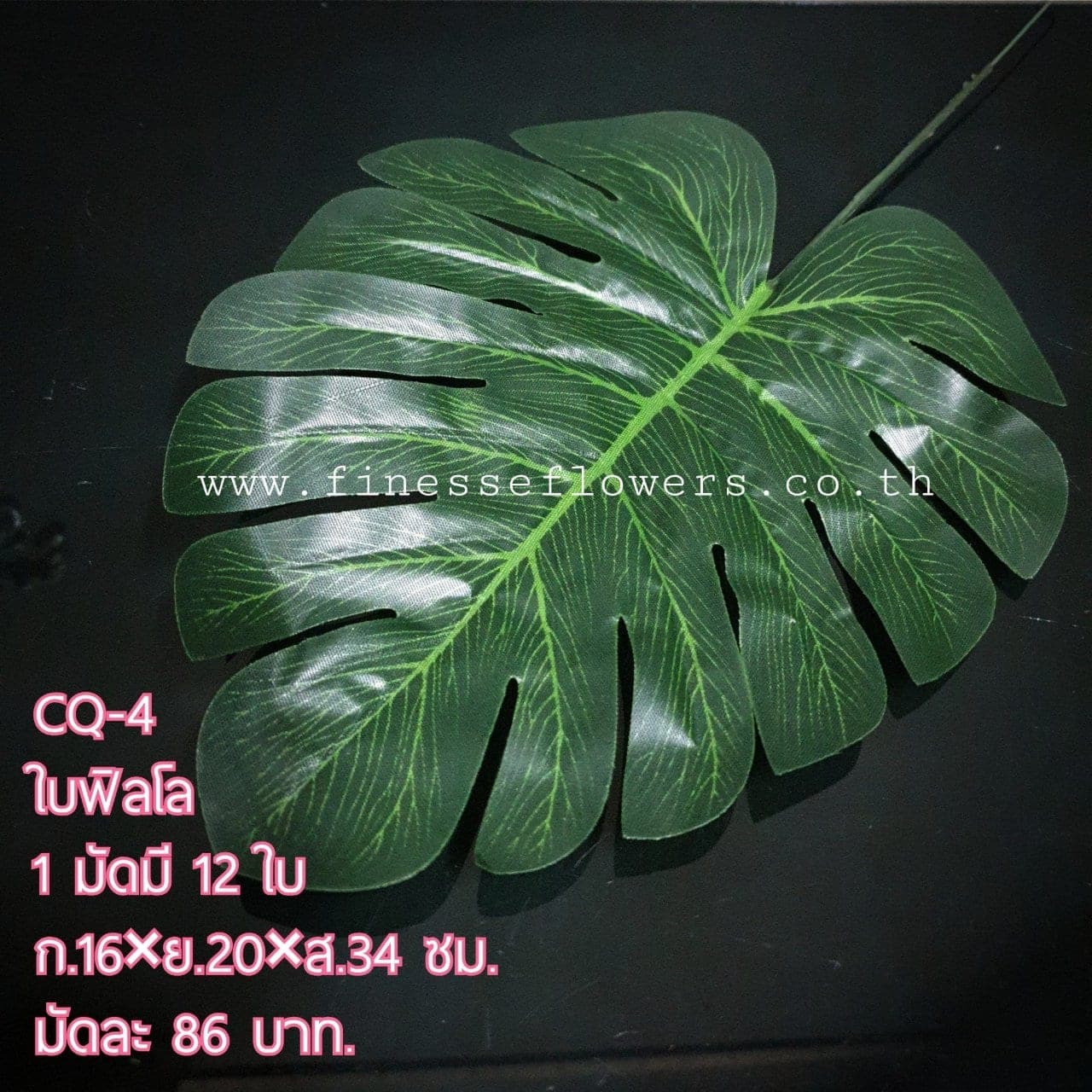 ใบเดี่ยว (JD 04), ก้านเดี่ยวใบไม้: ใบเขียวสำหรับเสริมความสมดุลและเป็นพื้นหลังให้ดอกหลัก