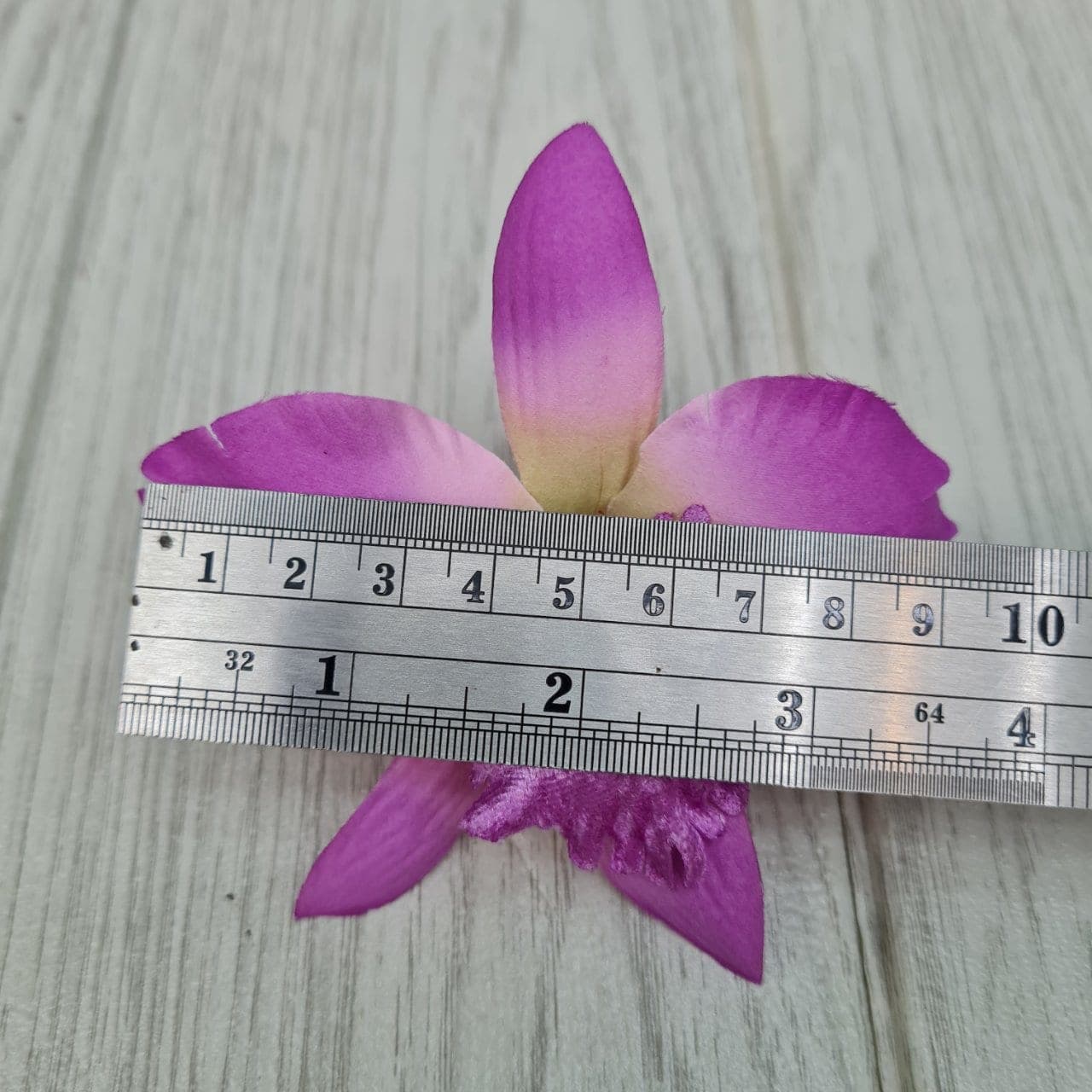 หัวดอกแคทลียาno.2 (X381RM9), Orchid: an arched spray with wax-thin petals for floating, architectural lines.