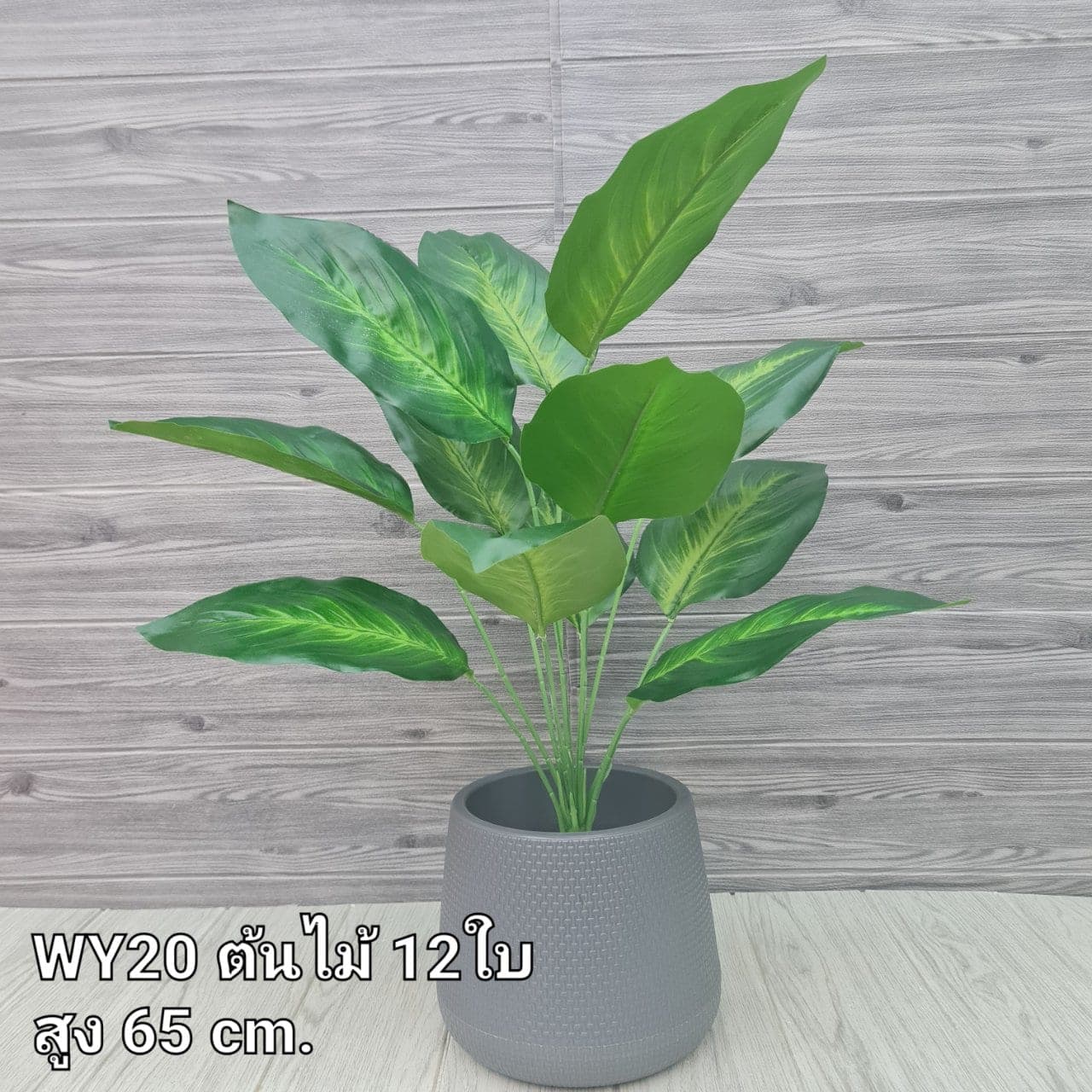 ต้นไม้ 12ใบ (WY20), ใบไม้ 12 ใบ: ใบเขียวสำหรับเสริมความสมดุลและเป็นพื้นหลังให้ดอกหลัก
