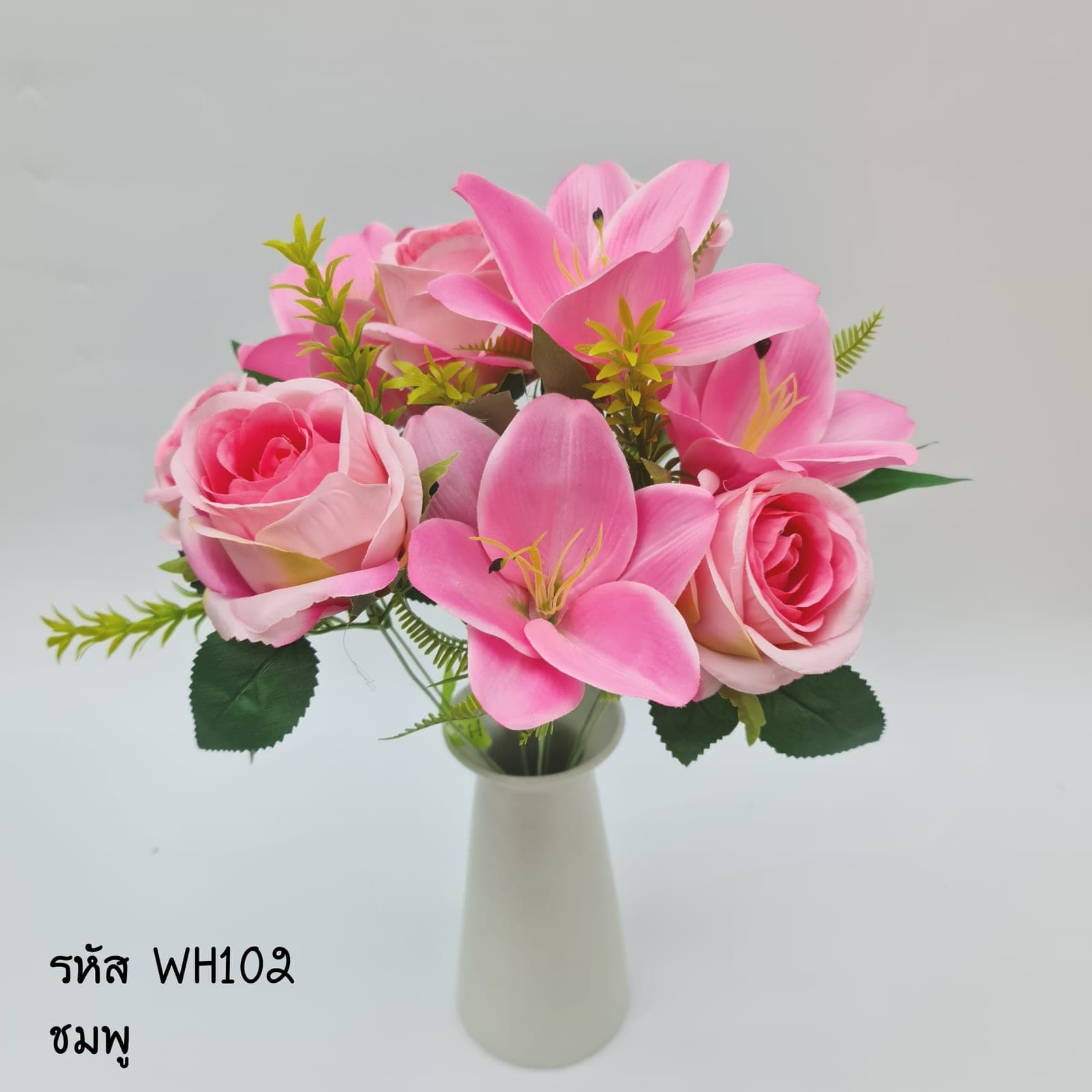 กุหลาบ ลิลลี่ (WH10), กุหลาบ: ดอกแน่น ก้านแข็งแรง ทรงเปิดได้สวยทุกมุม