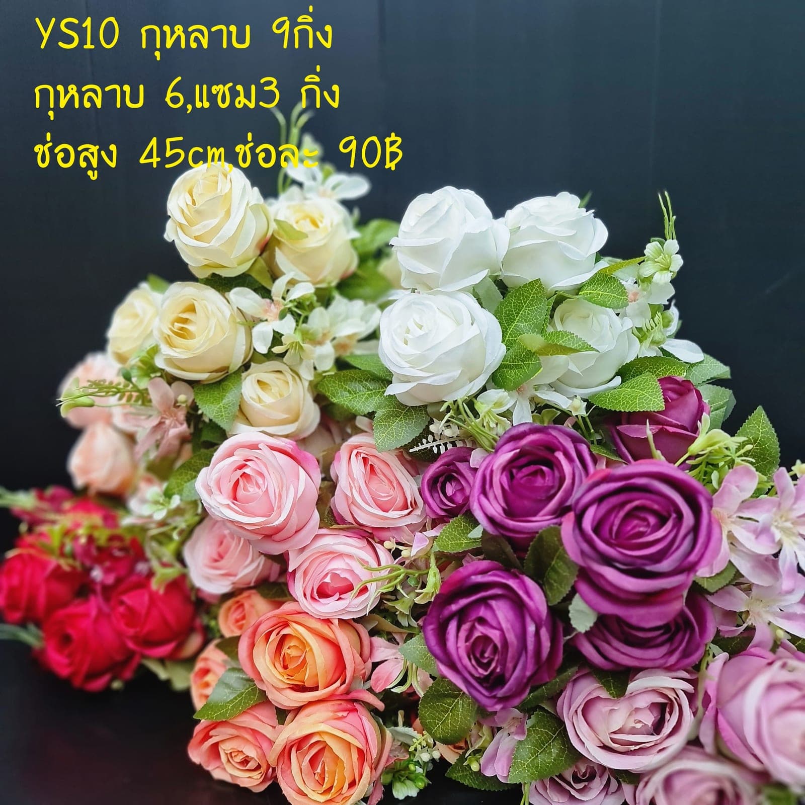 กุหลาบ (YS10), กุหลาบ: สีกลีบเป็นชั้นไล่โทนจากใจกลางสู่ขอบนอก