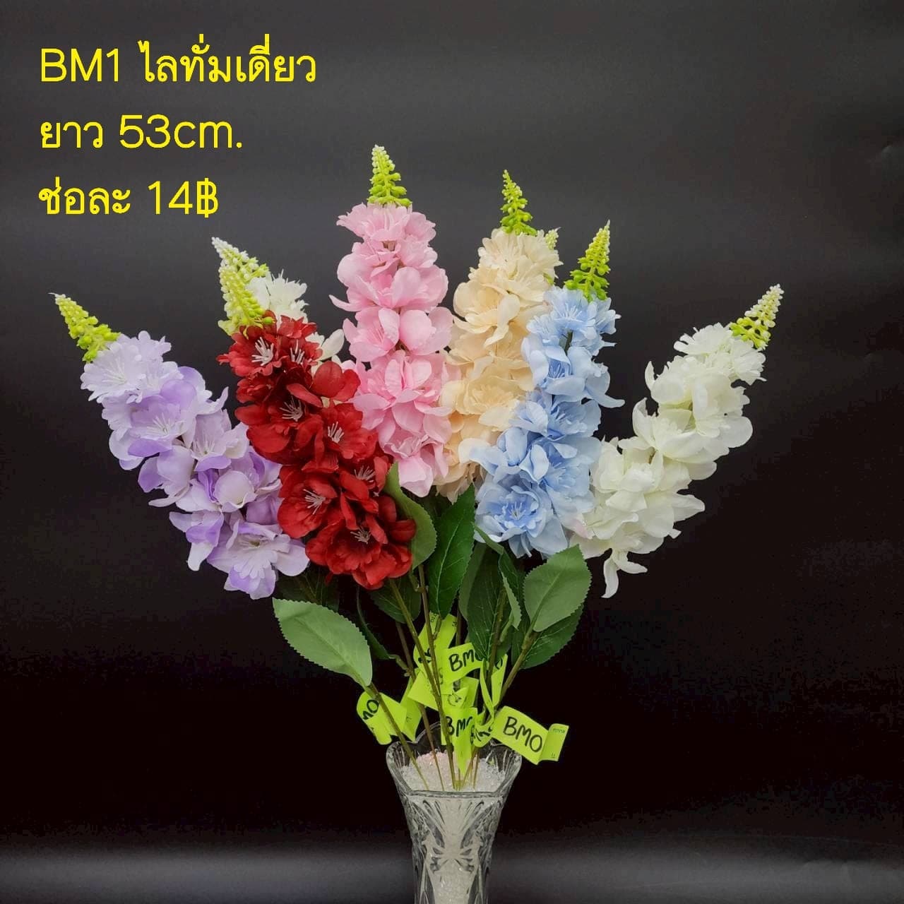 ไลทั่ม (BM01), ก้านดอกประติมากรรม — ก้านยาวฟอร์มชัด ใช้เป็นจุดเด่นได้ในแจกันสูง