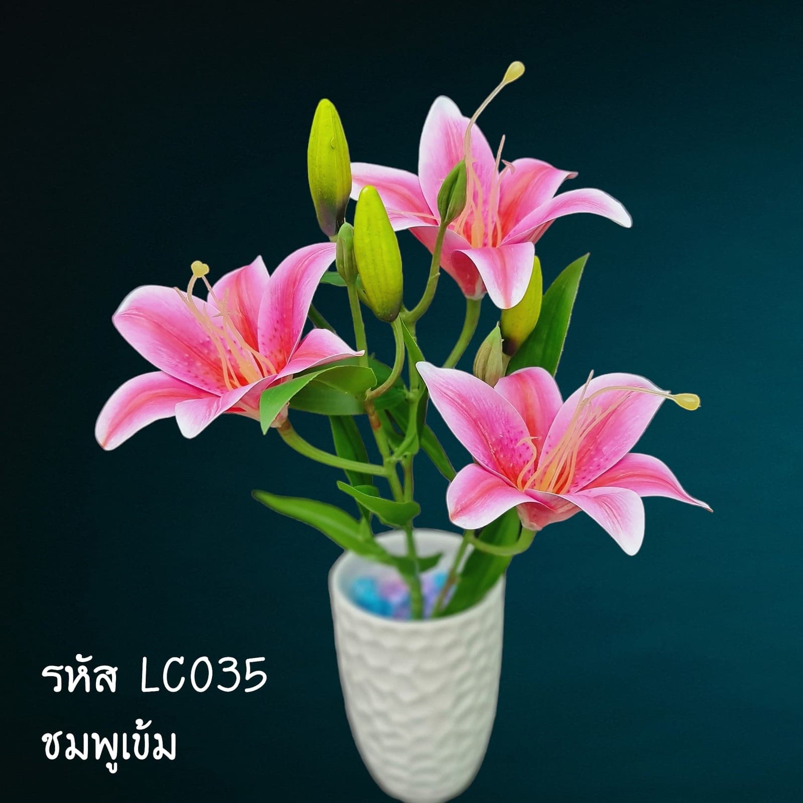 ลิลลี่ 3บ3ต (LC3), ลิลลี่ — ฟอร์มทรงแตรเปิดออก จัดให้เป็นจุดเด่นในแจกันสูง